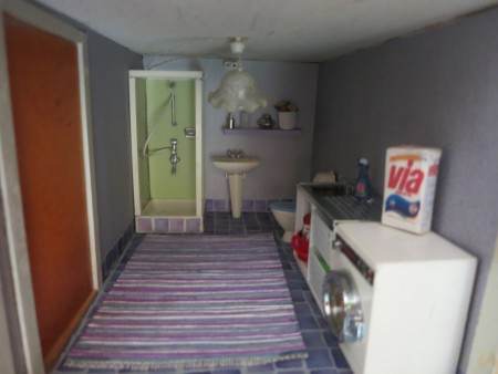 Badrummet med tvätthörna